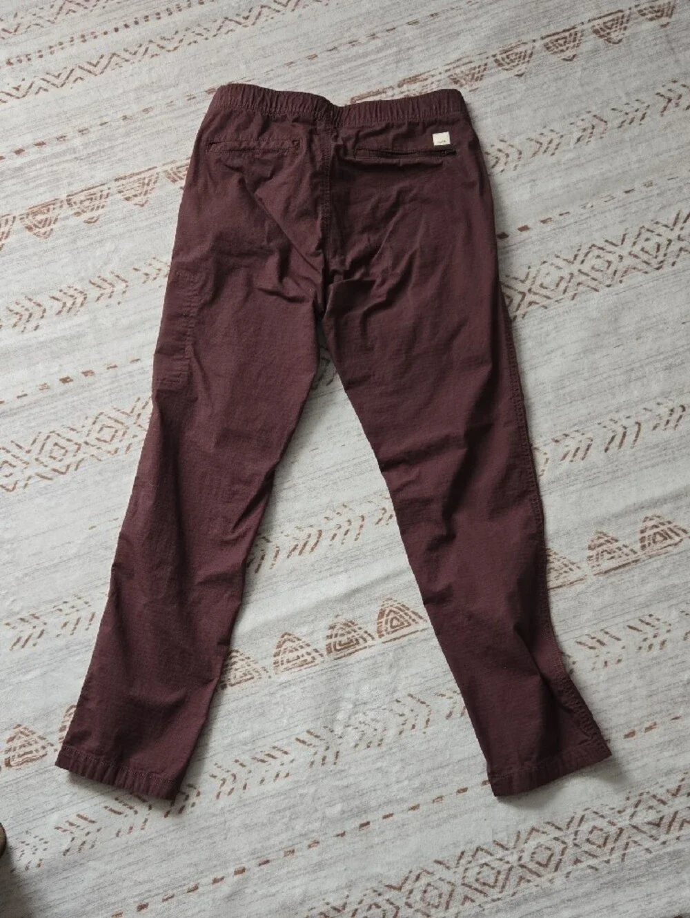 Women's Vuori Ripstop Pants In Burgundy